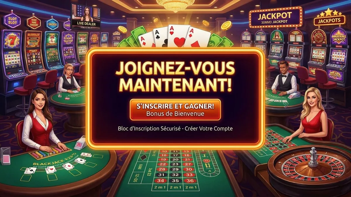 Inscription avec bonus